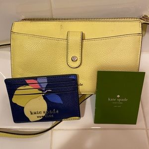 Kate Spade bag and card holder